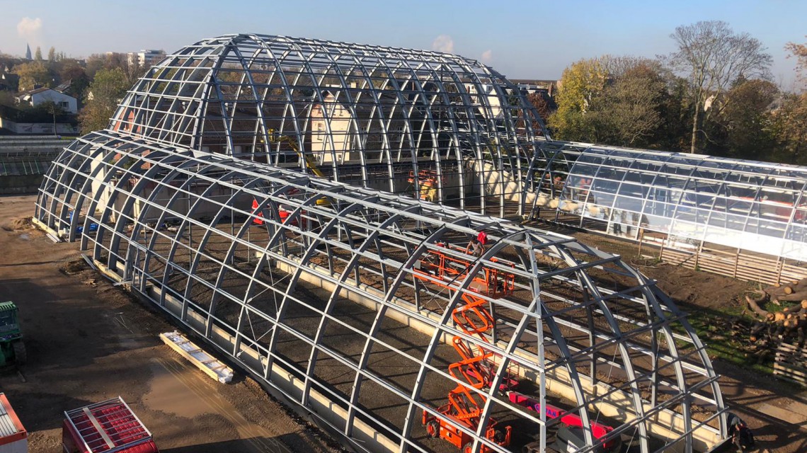 Botanical garden Flora Cologne glass construction 8