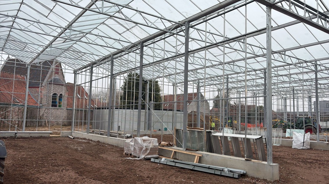 Glass construction Campus Science Green PTI Kortrijk 2