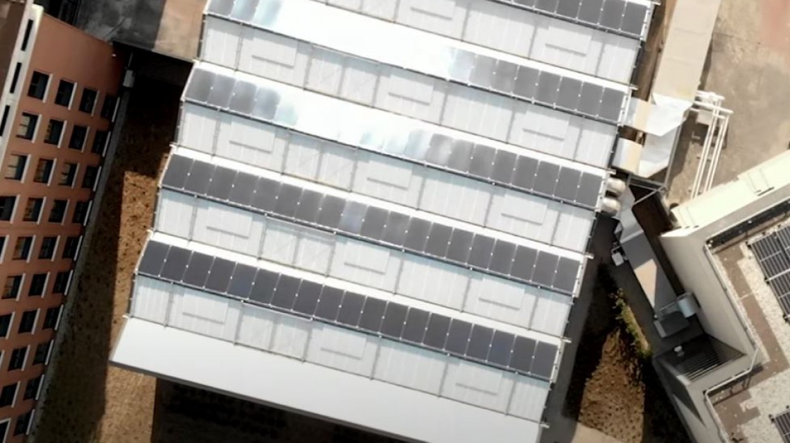 Planon Innovation Campus glass construction PV