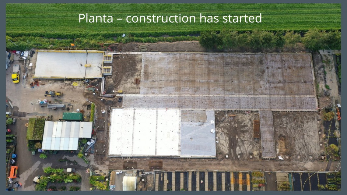 Planta construction business premises