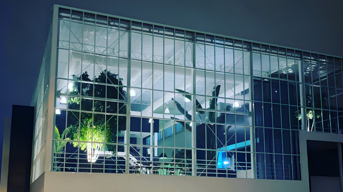 atrium VB sustainable glass contruction