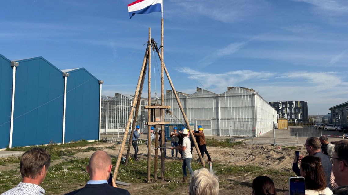 Start building WUR Bleiswijk glasshouse construction