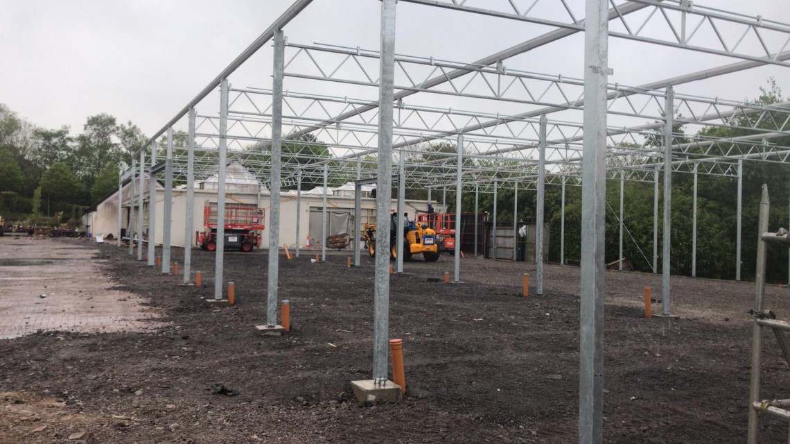 glass construction garden centre Pavilion Smiemans