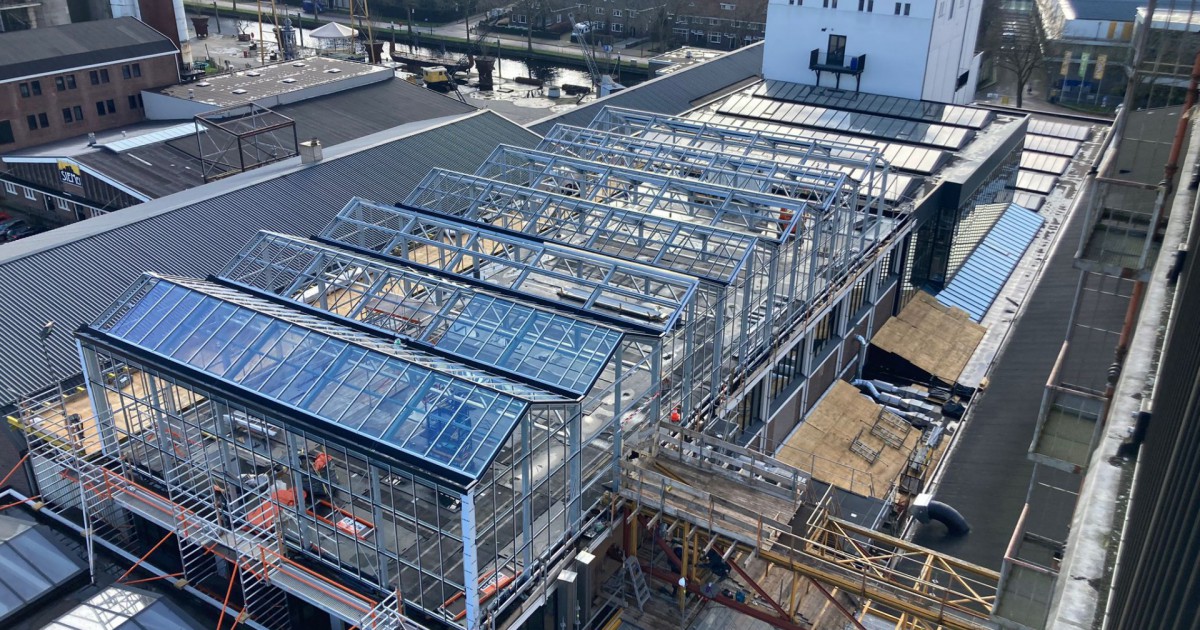 Realisation climate-proof roof greenhouse | Smiemans