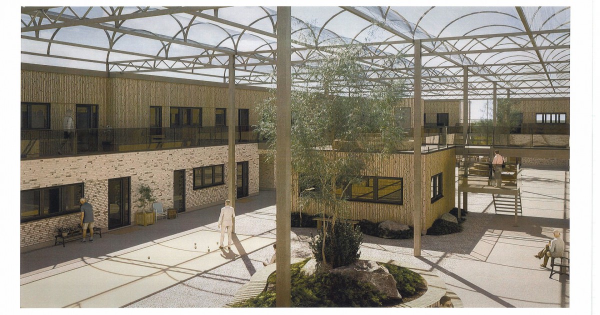 Smiemans builds Atrium for apartment complex (DK)