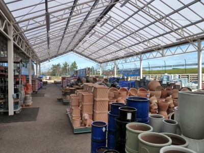 garden center wide span construction