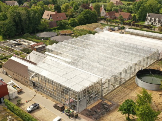 Educational greenhouse at Campus Science Green Pti Kortrijk