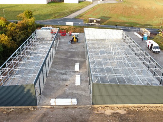 Maxi Garage Steel construction Singhofen