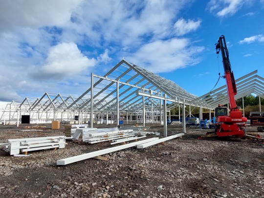 building Gardheimar garden centre Iceland