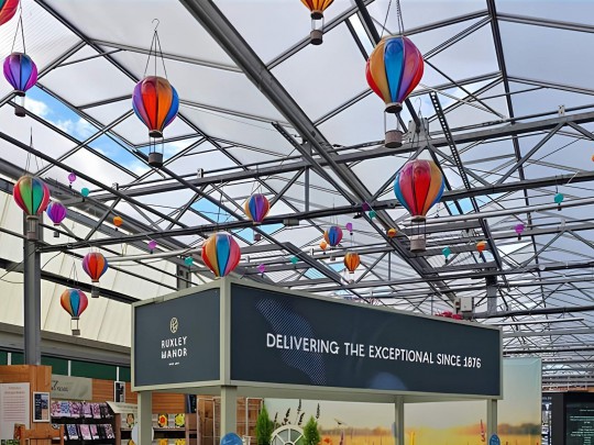 Ruxley Manor renovation roof garden centre
