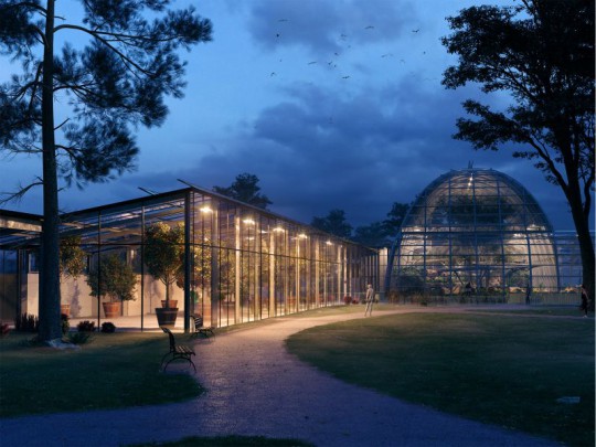 Flora Schaugewachshauser Botanischer garten Koln