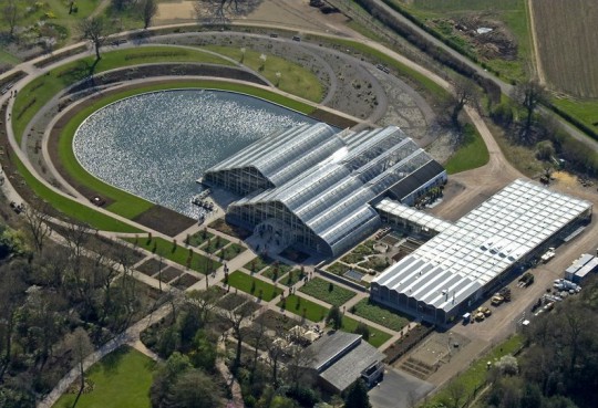 Wisley Glasshouse.Boven aanzicht