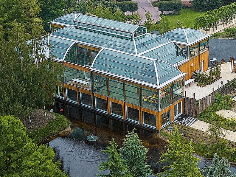 Luchtfoto Bomencentrum