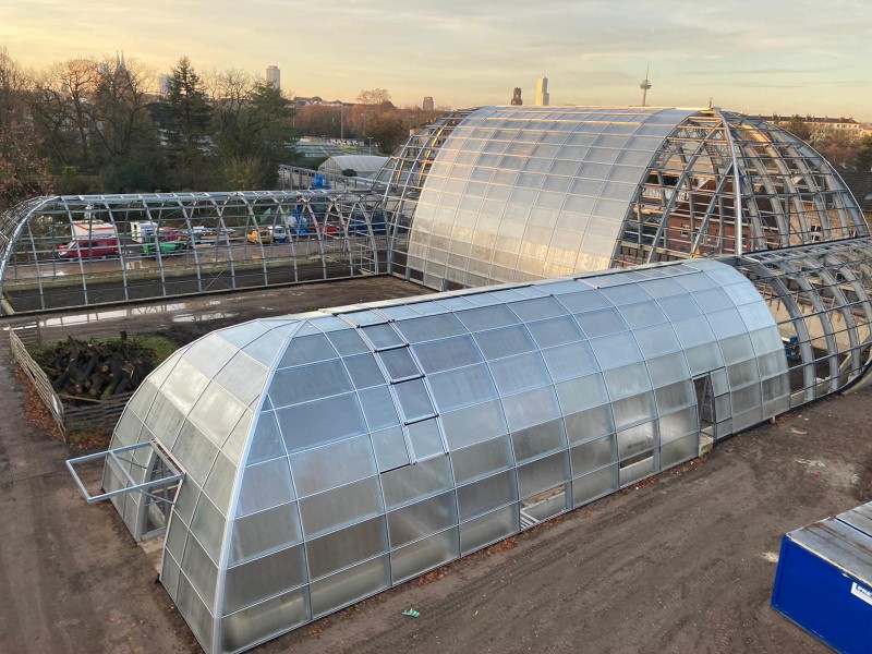 Realisation Glass construction Smiemans Koln Flora