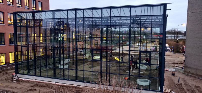Planon atrium glas constructie