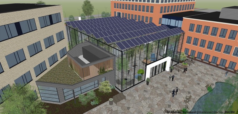 Planon biophilic kasconstructie