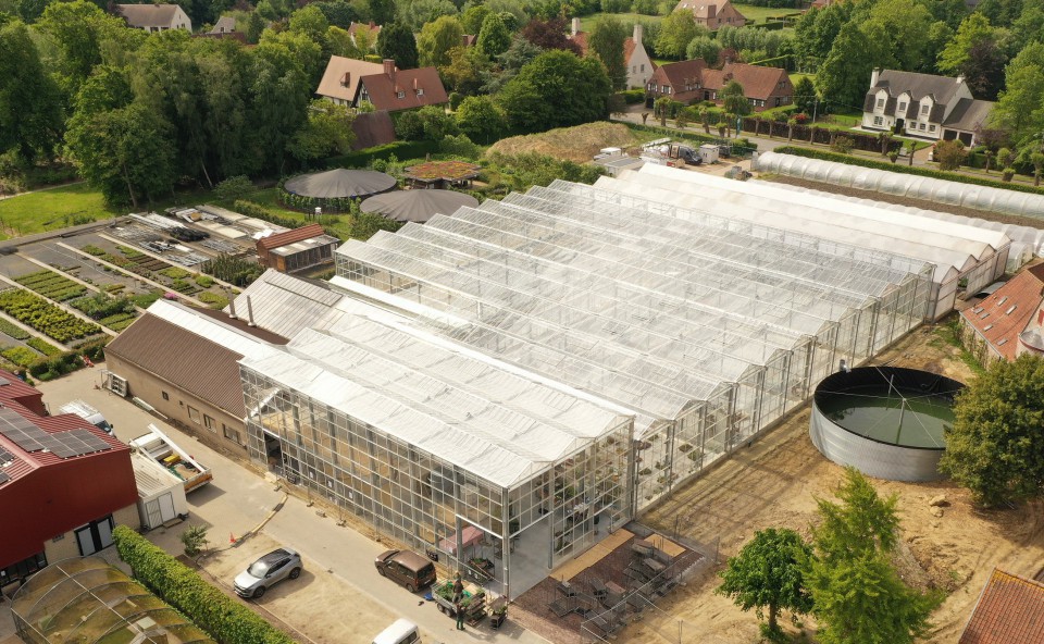 Educational greenhouse at Campus Science Green Pti Kortrijk