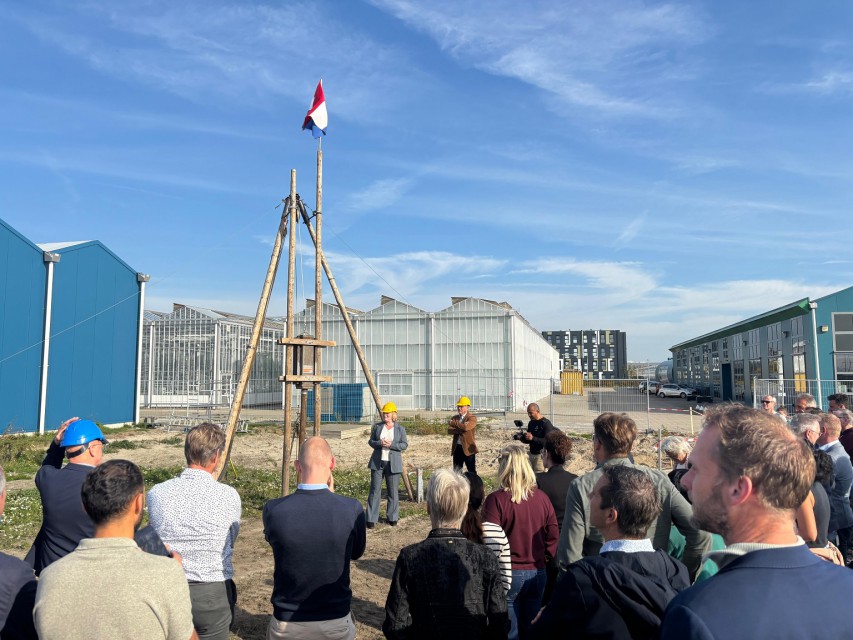 Start building WUR Bleiswijk glass construction 2 1