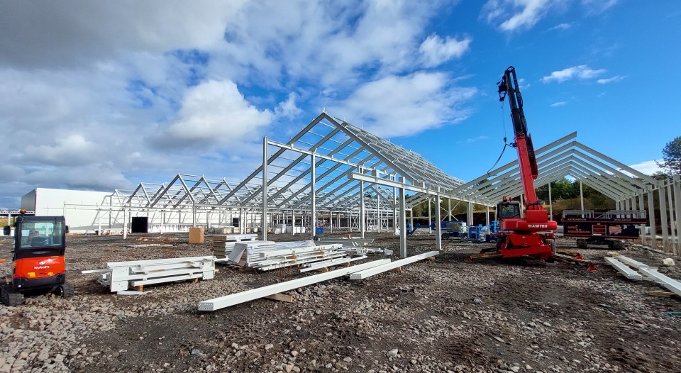 building Gardheimar garden centre Iceland